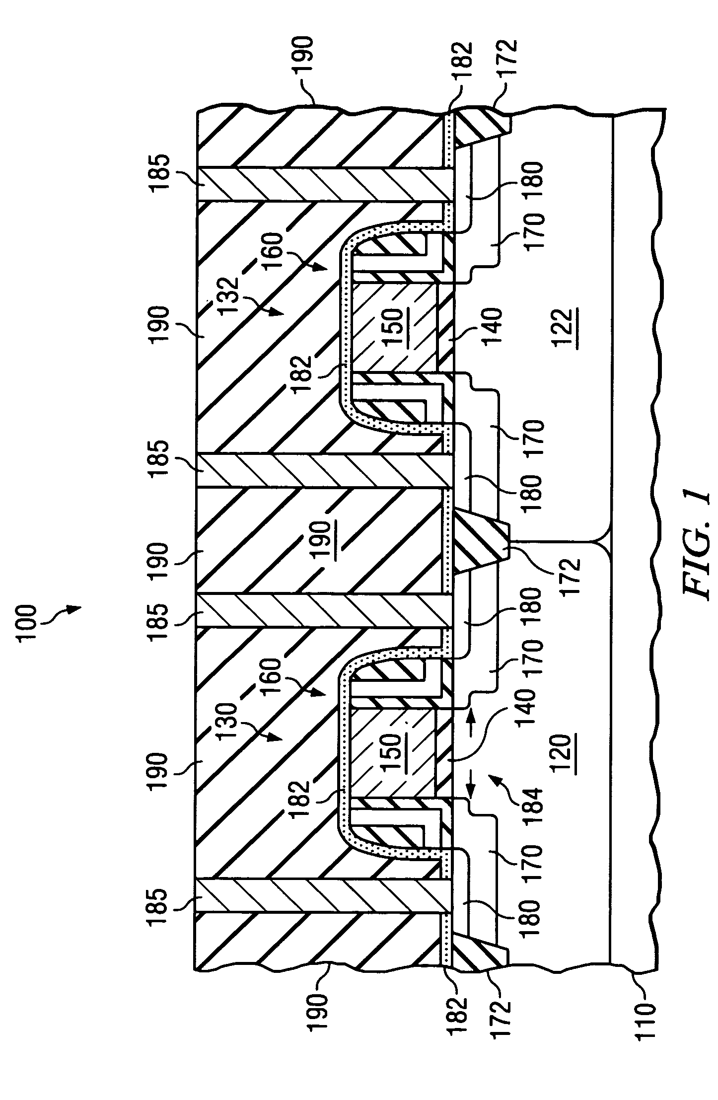 Method of fabricating a microelectronic device using electron beam treatment to induce stress