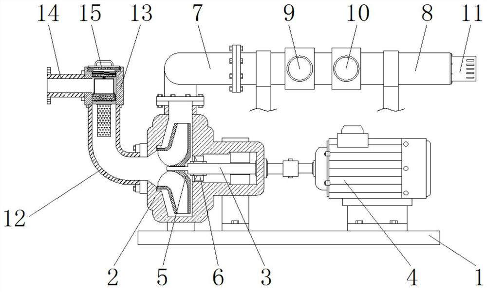 A dual-channel water pump that is convenient for automatic switching