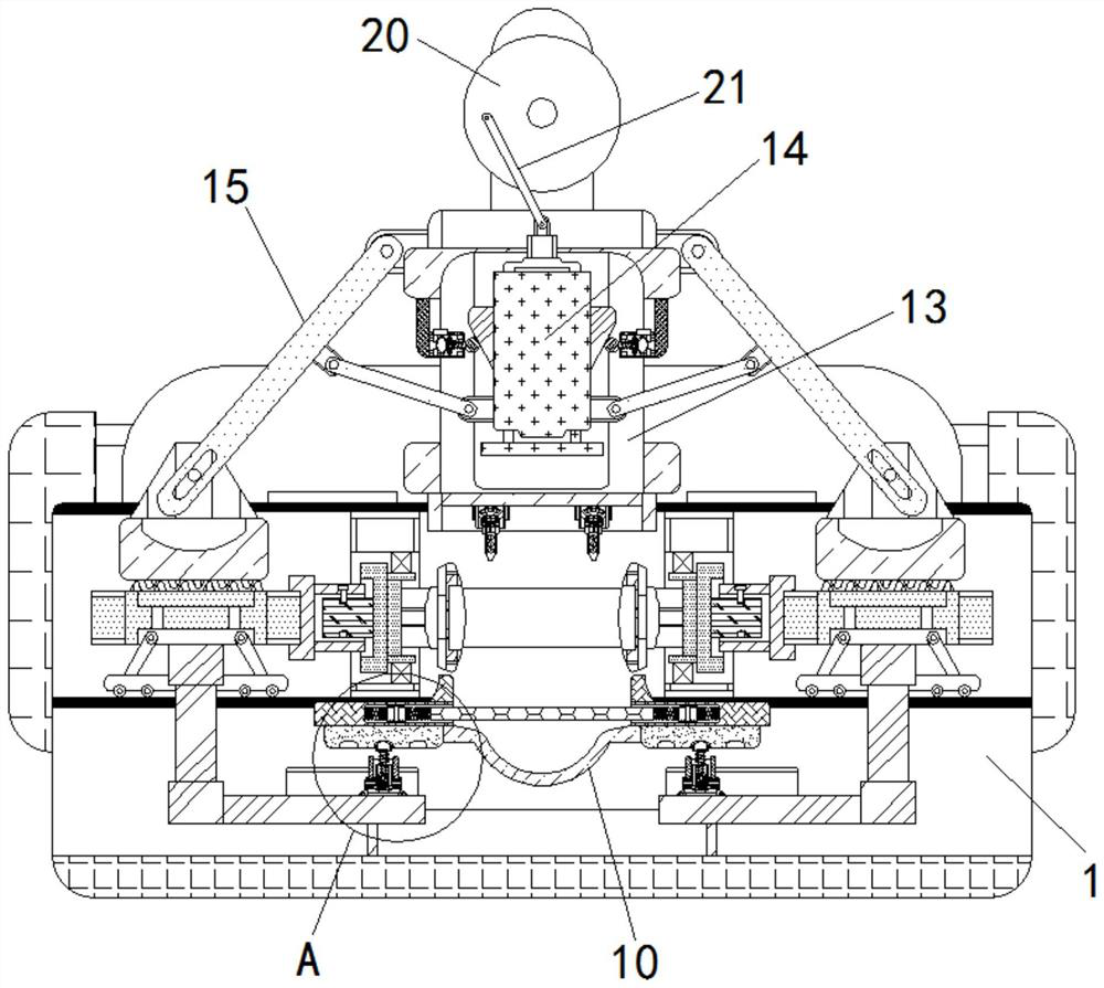 Shot blasting machine capable of cleaning and recycling shots