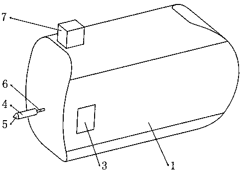 Scribing device used for house and building decoration