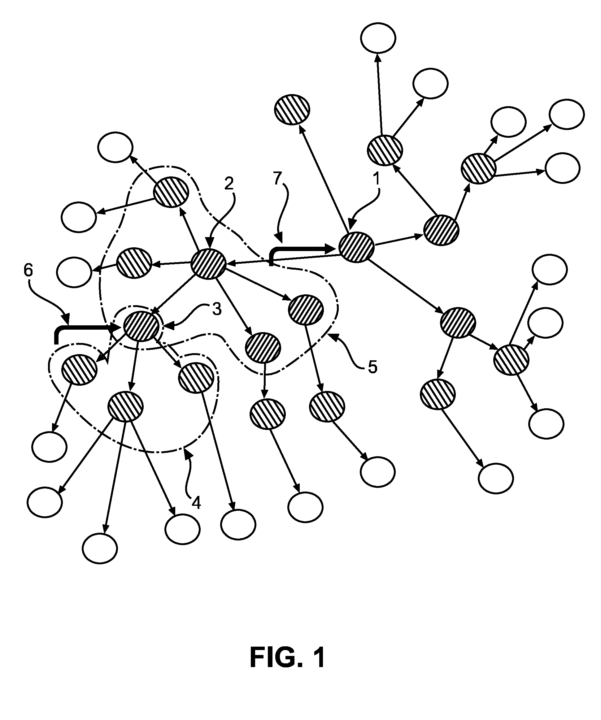 Method and apparatus for reducing the length of a packet storm in a wireless mesh network