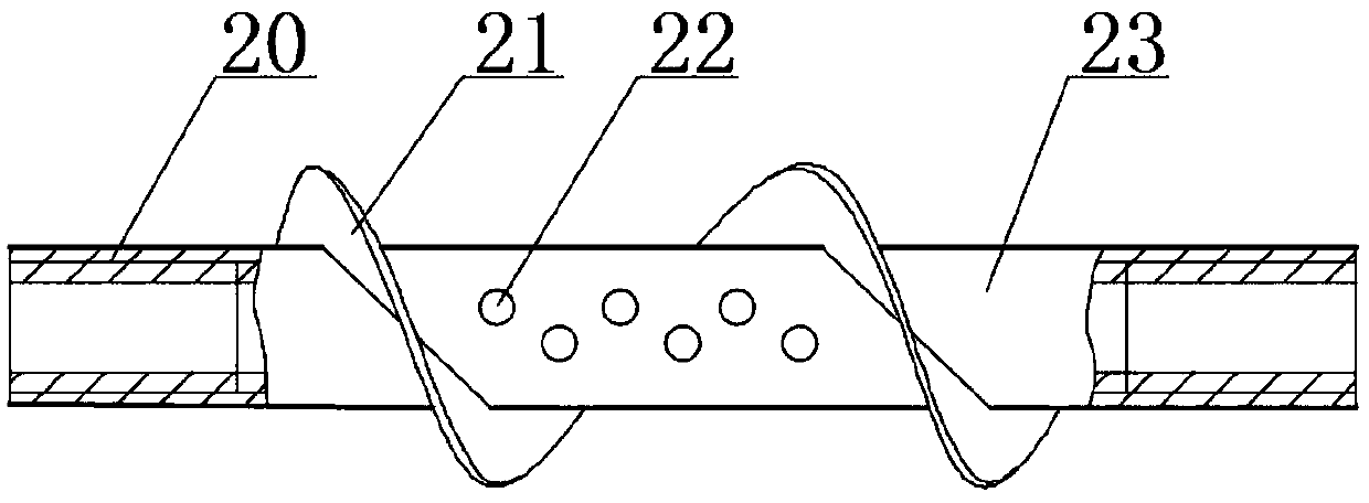 Safety anti-blocking construction process of soft aggregate in mine underground ultra-deep hole