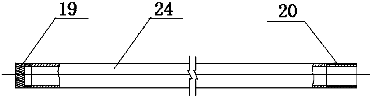 Safety anti-blocking construction process of soft aggregate in mine underground ultra-deep hole