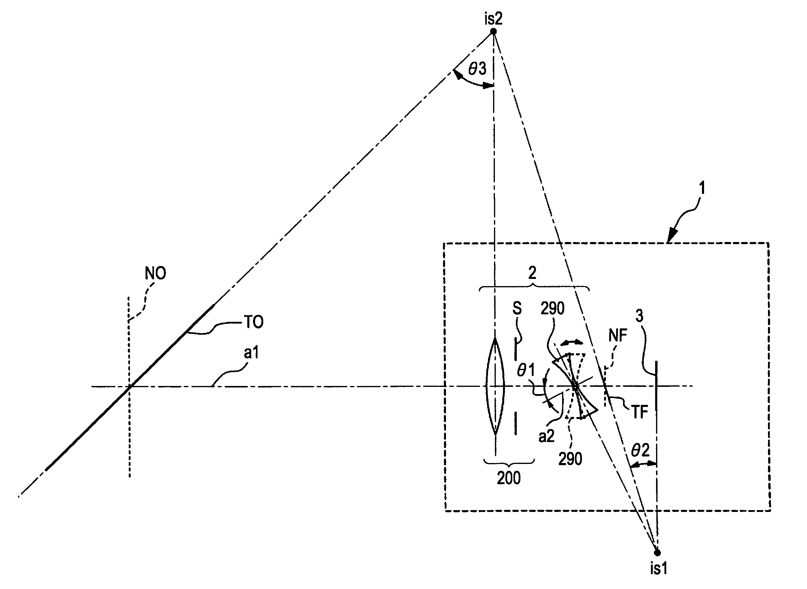 Tilt lens system and image pickup apparatus