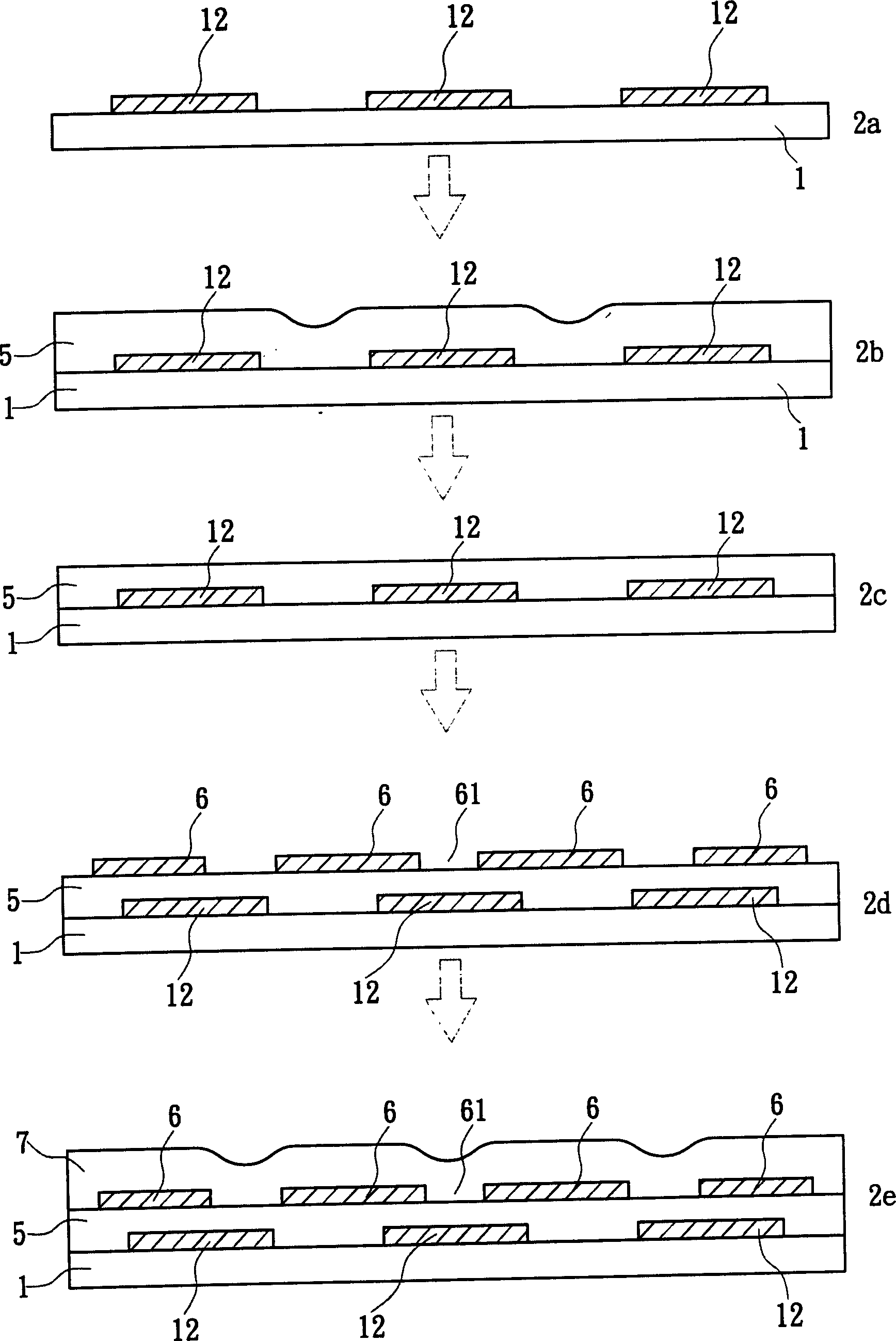 Manufacture of laser-burnt multilayered circuit board