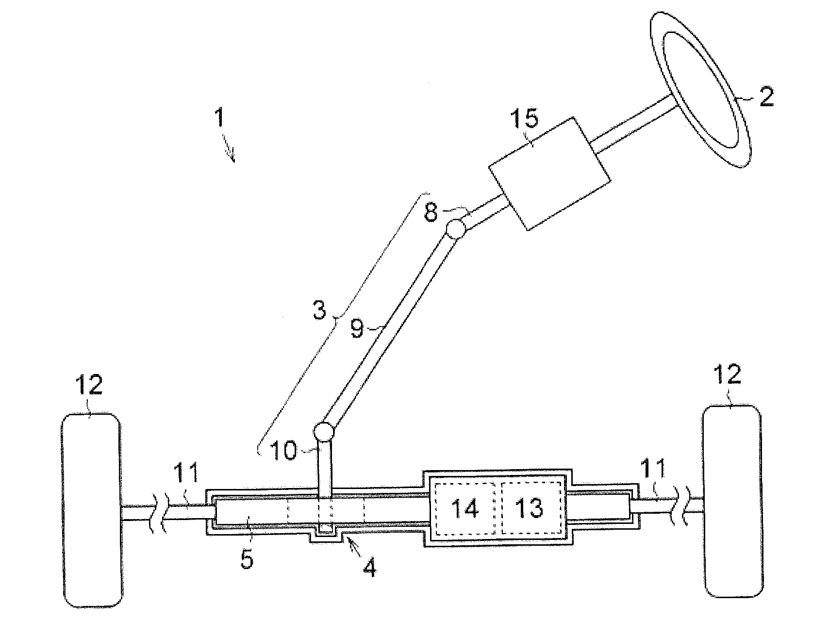 Transmission ratio variable device