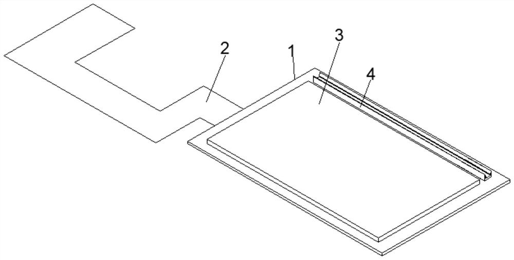 LED light bar placing plate for improving brightness of vertical screen