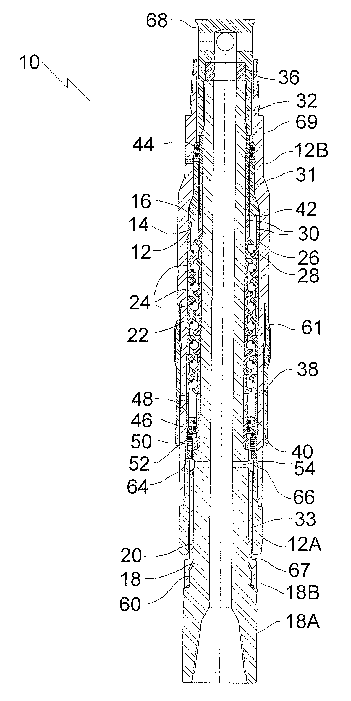 Method of providing a consistent preload on thrust bearings in a bearing assembly