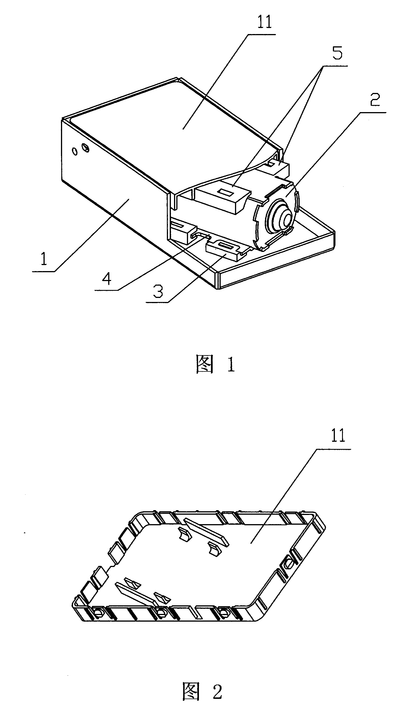 Driving device of lifting type platform