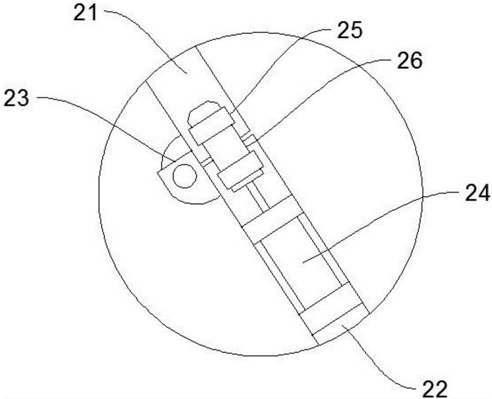 Folding rod self-locking type hydraulic dam