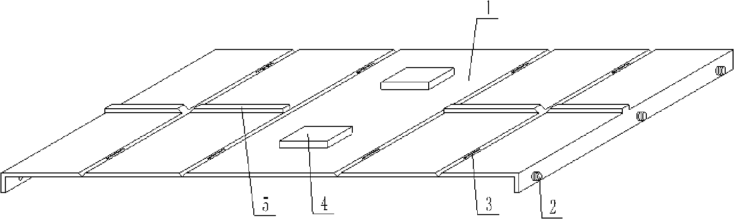 Mold for molding hollow thin wall component for filling concrete