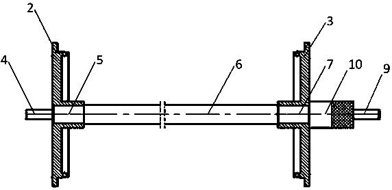 Calibration rotor and calibration method of a horizontal hard bearing dynamic balancing machine