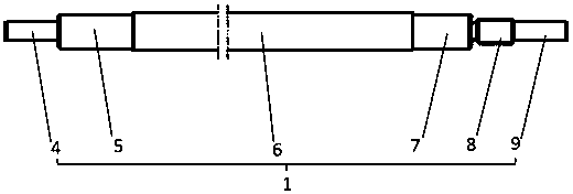 Calibration rotor and calibration method of a horizontal hard bearing dynamic balancing machine