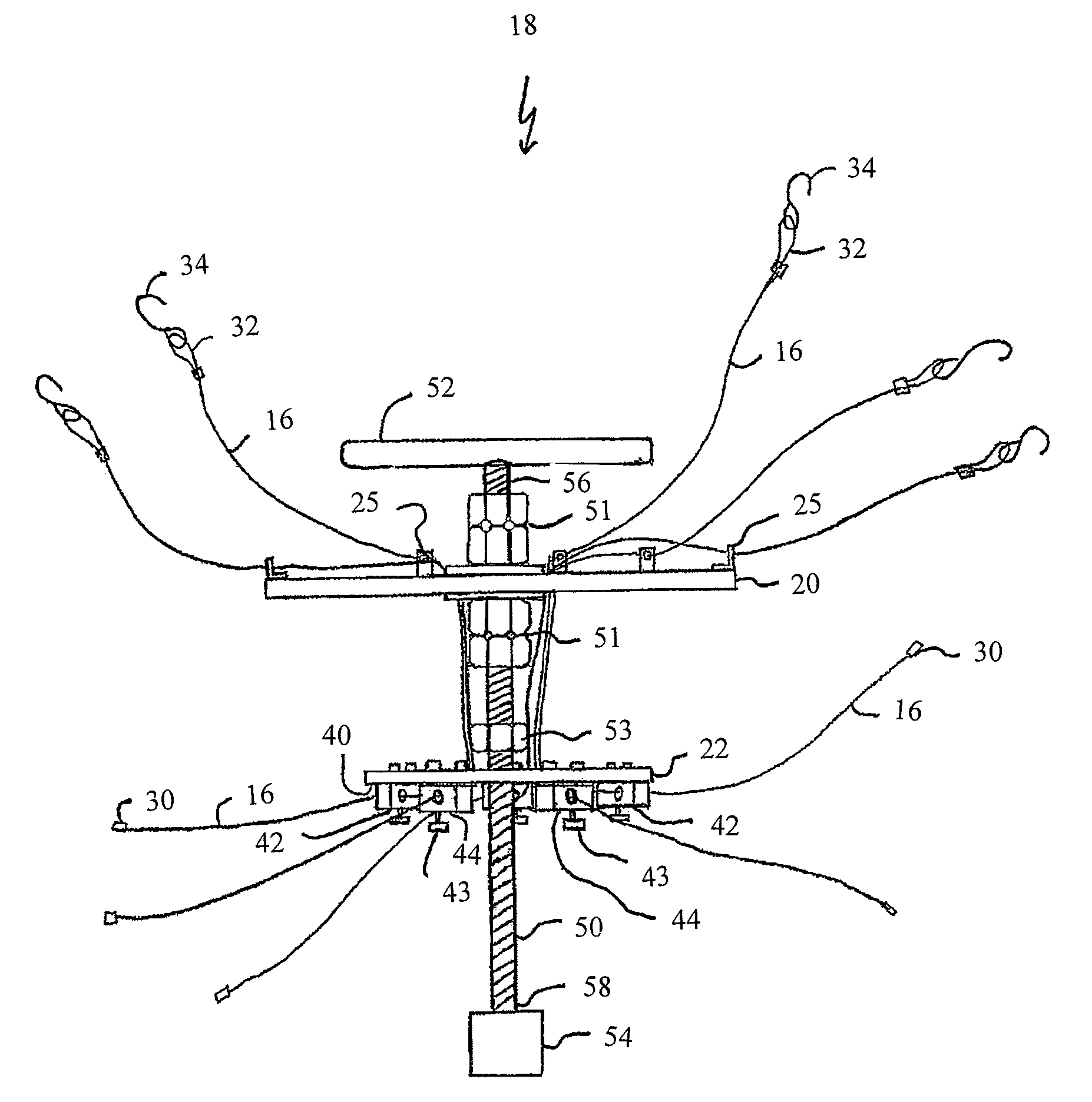 Tire chain tightening apparatus