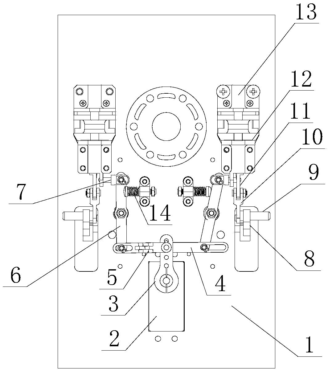 Double unhooking device with self-locking function