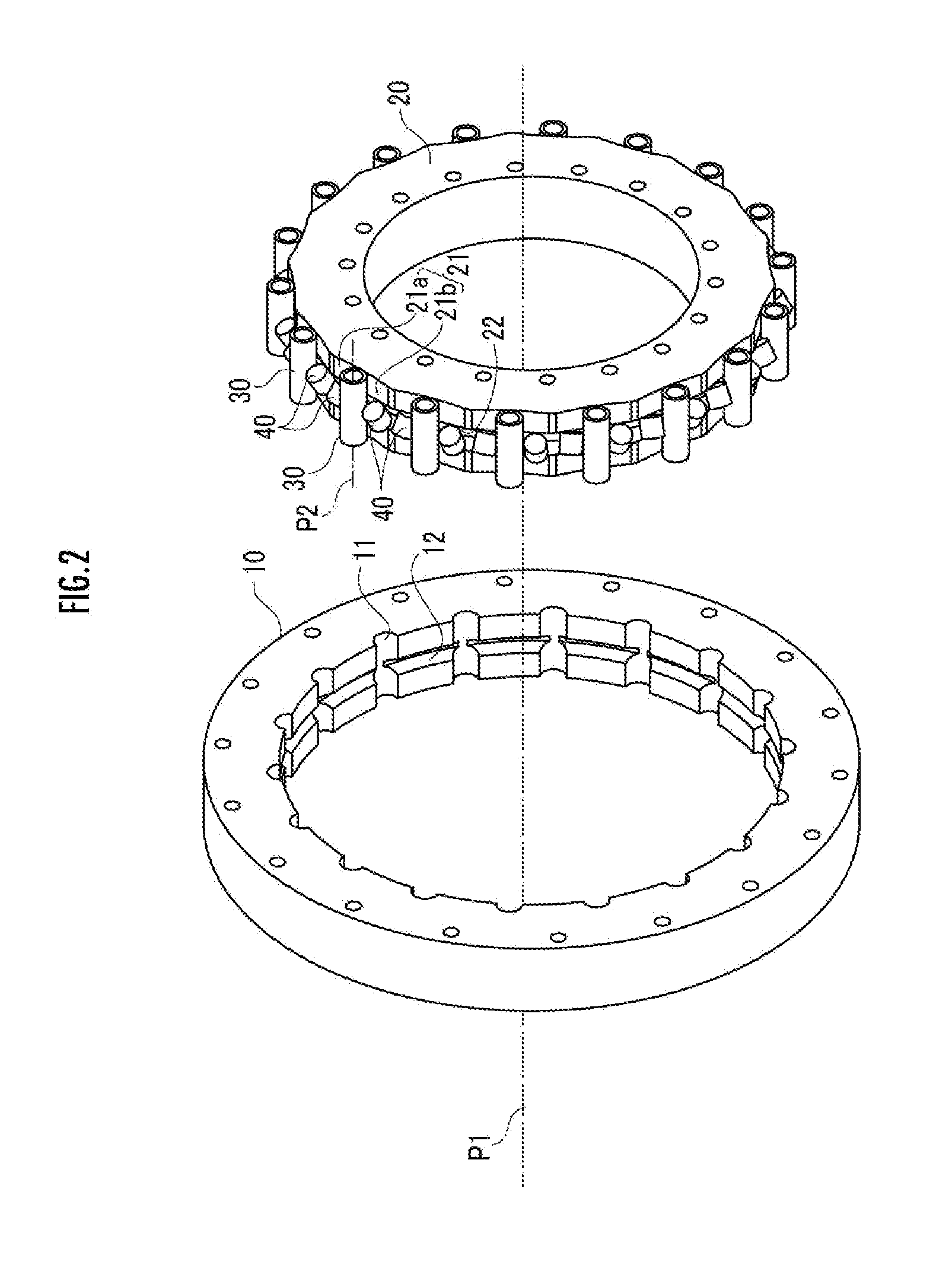 Annular spring and robot joint mechanism using the same