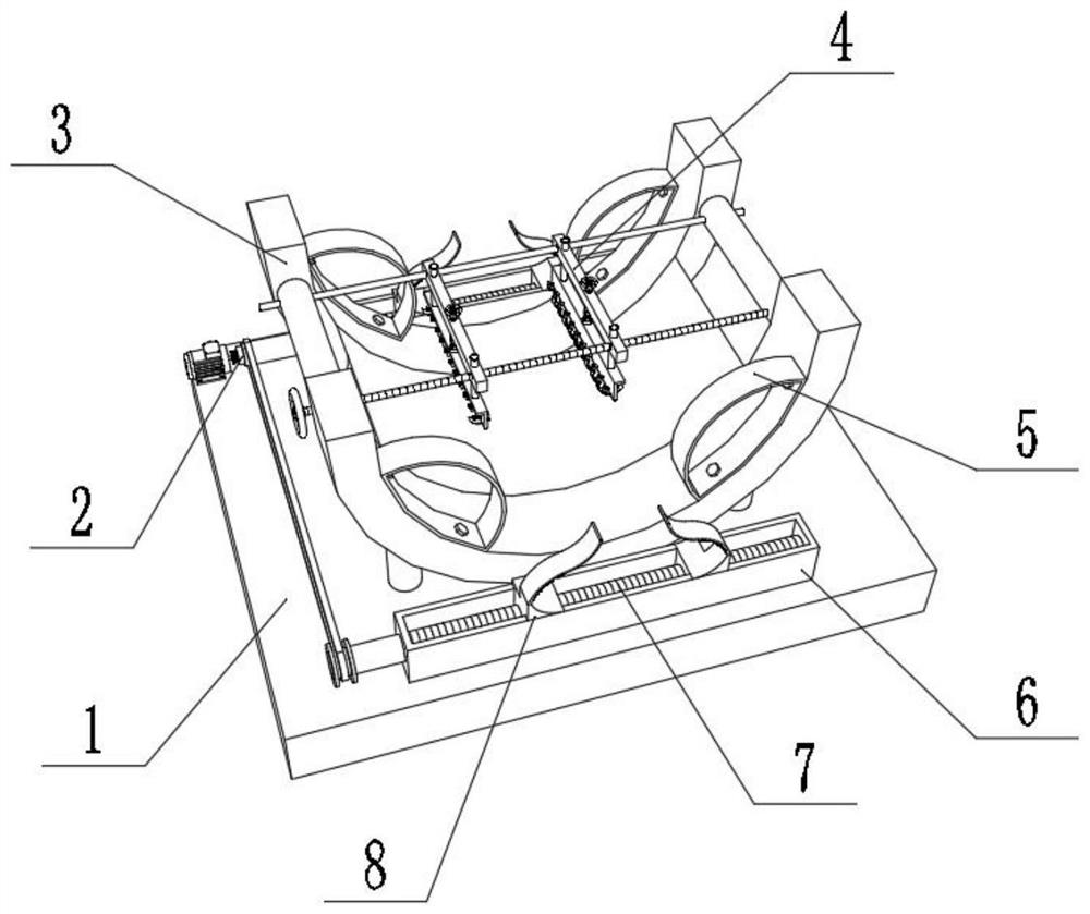 Arm wound opening device for orthopedics department and using method of arm wound opening device