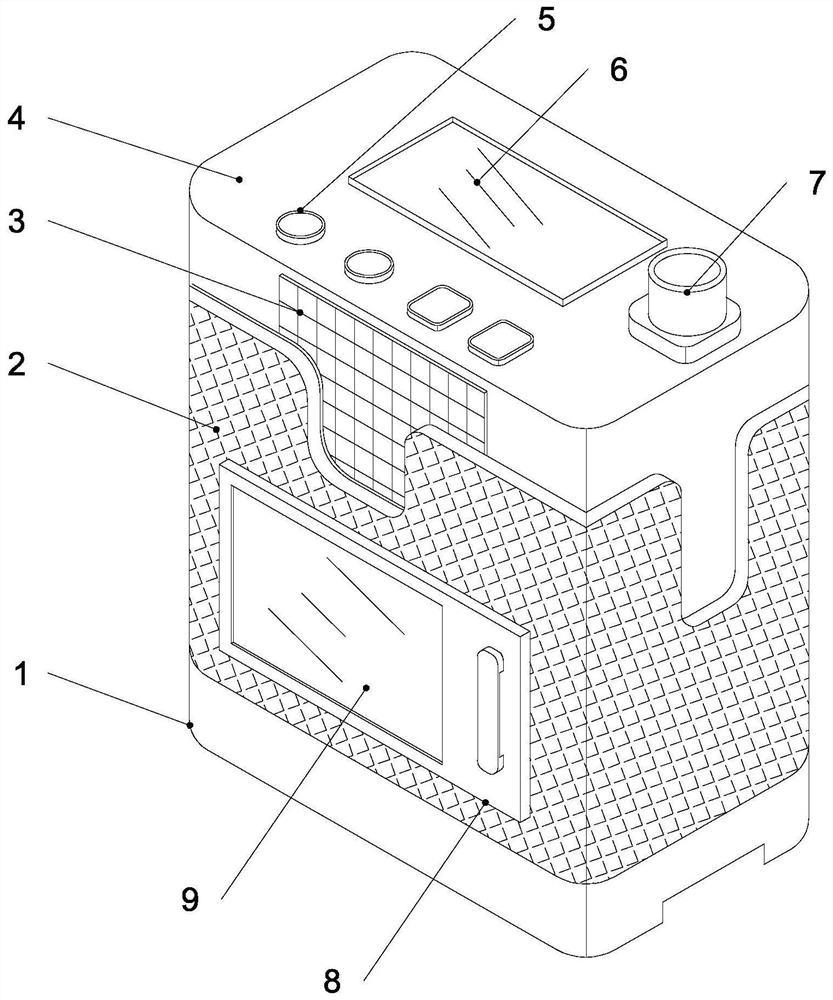 Rock salt aerosol therapeutic instrument for treating respiratory diseases