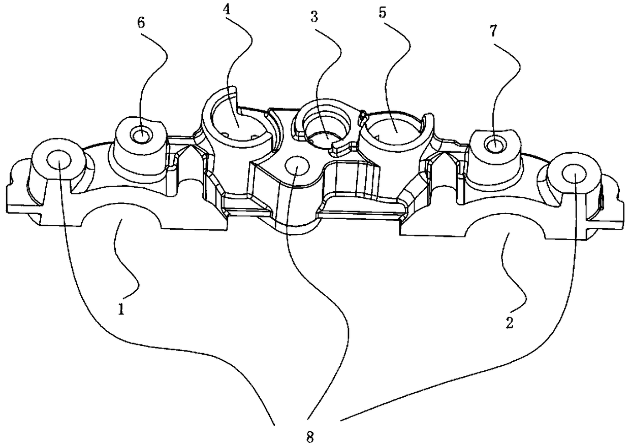 Highly-integrated engine cam bearing cover