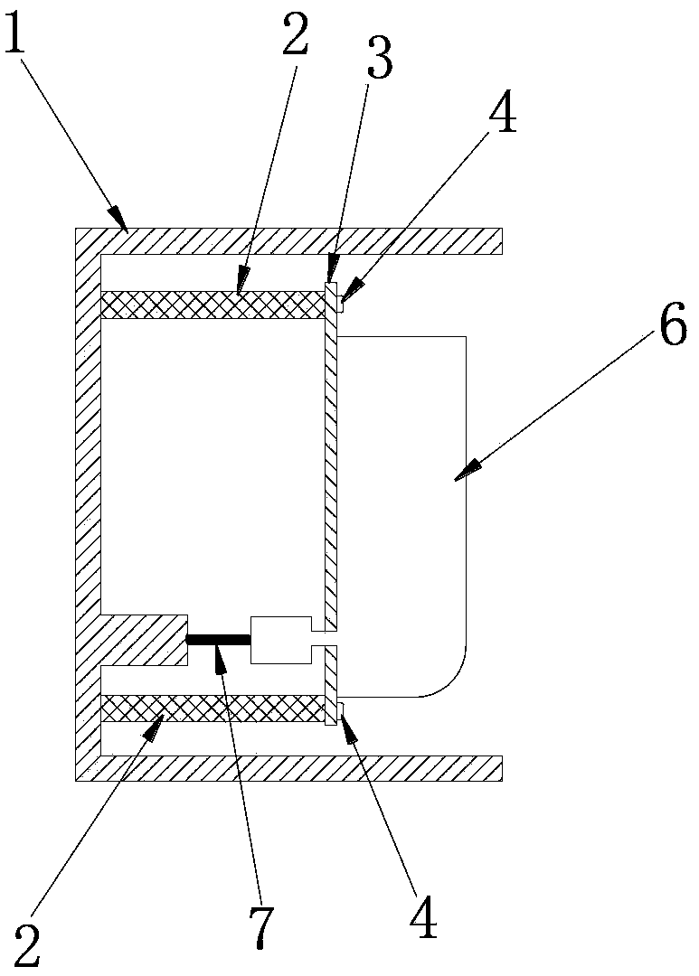 Mounting structure for special-shaped motor