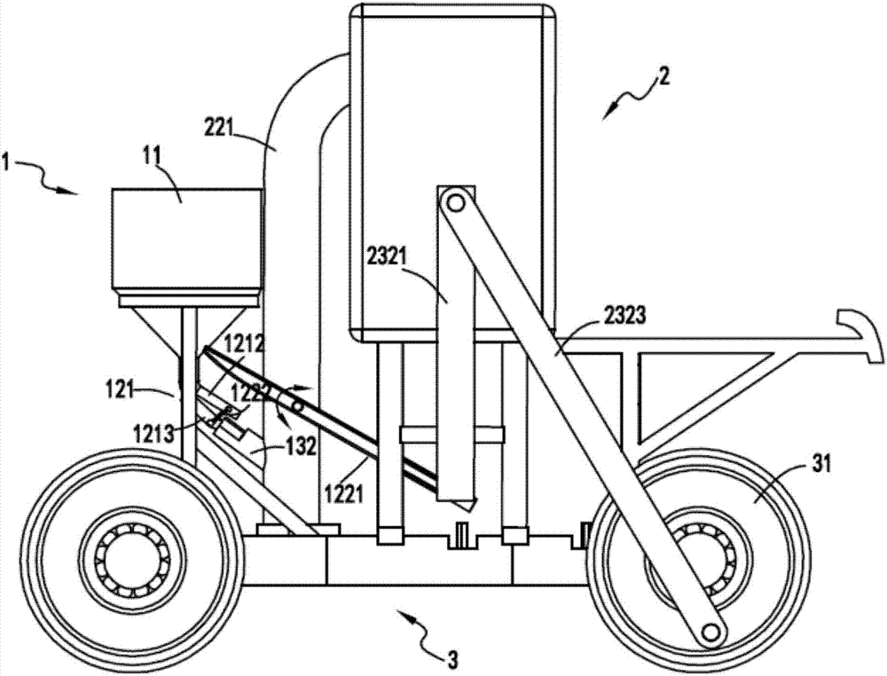 A quantitative sowing device having a fertilizing function