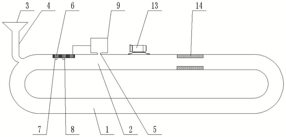 Cold state simulation method and device for coking process of heating surface of incinerator