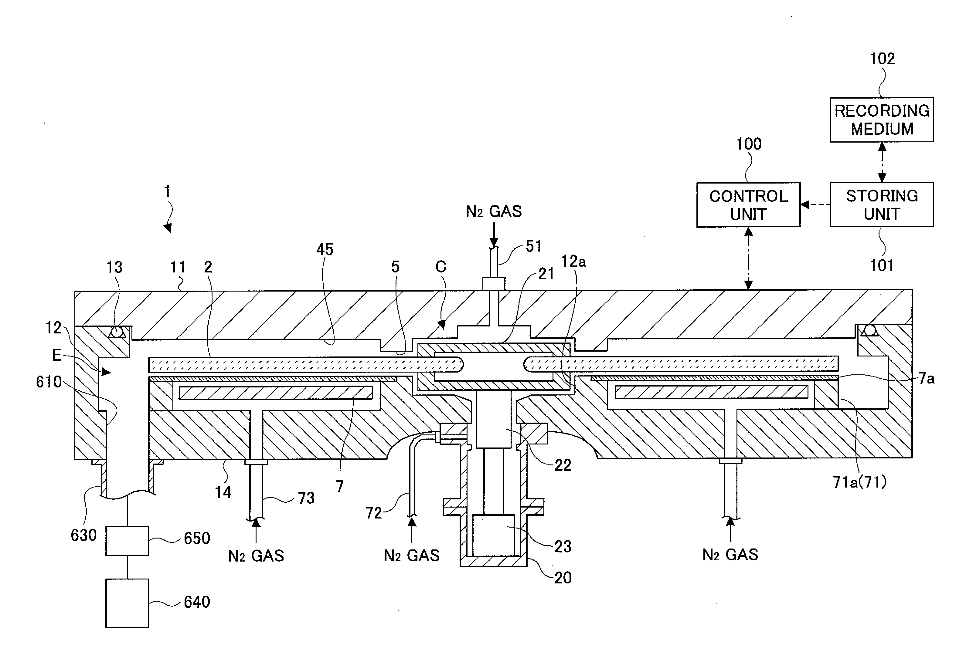 Particle reducing method and film deposition method