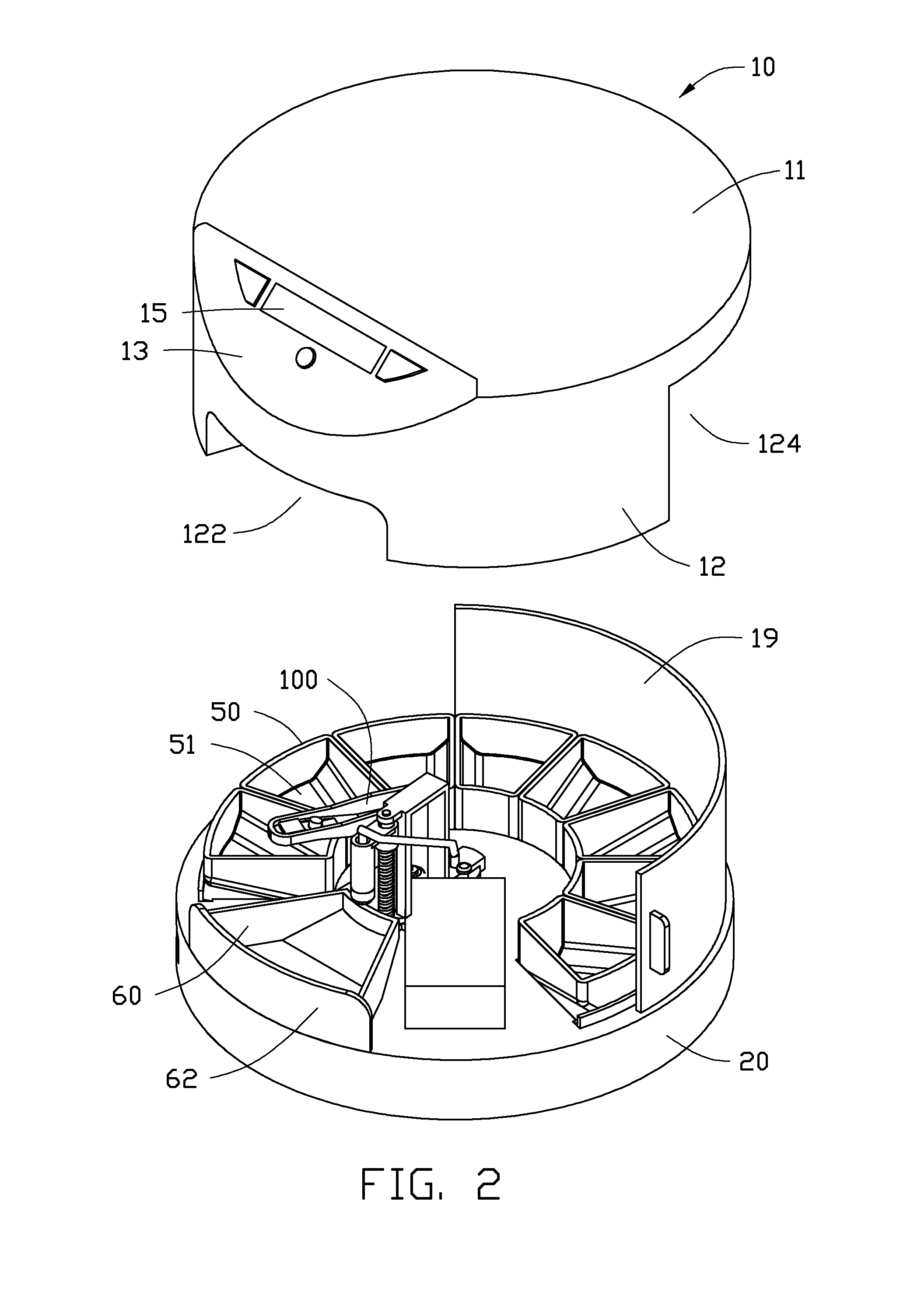 Automatic pill dispenser