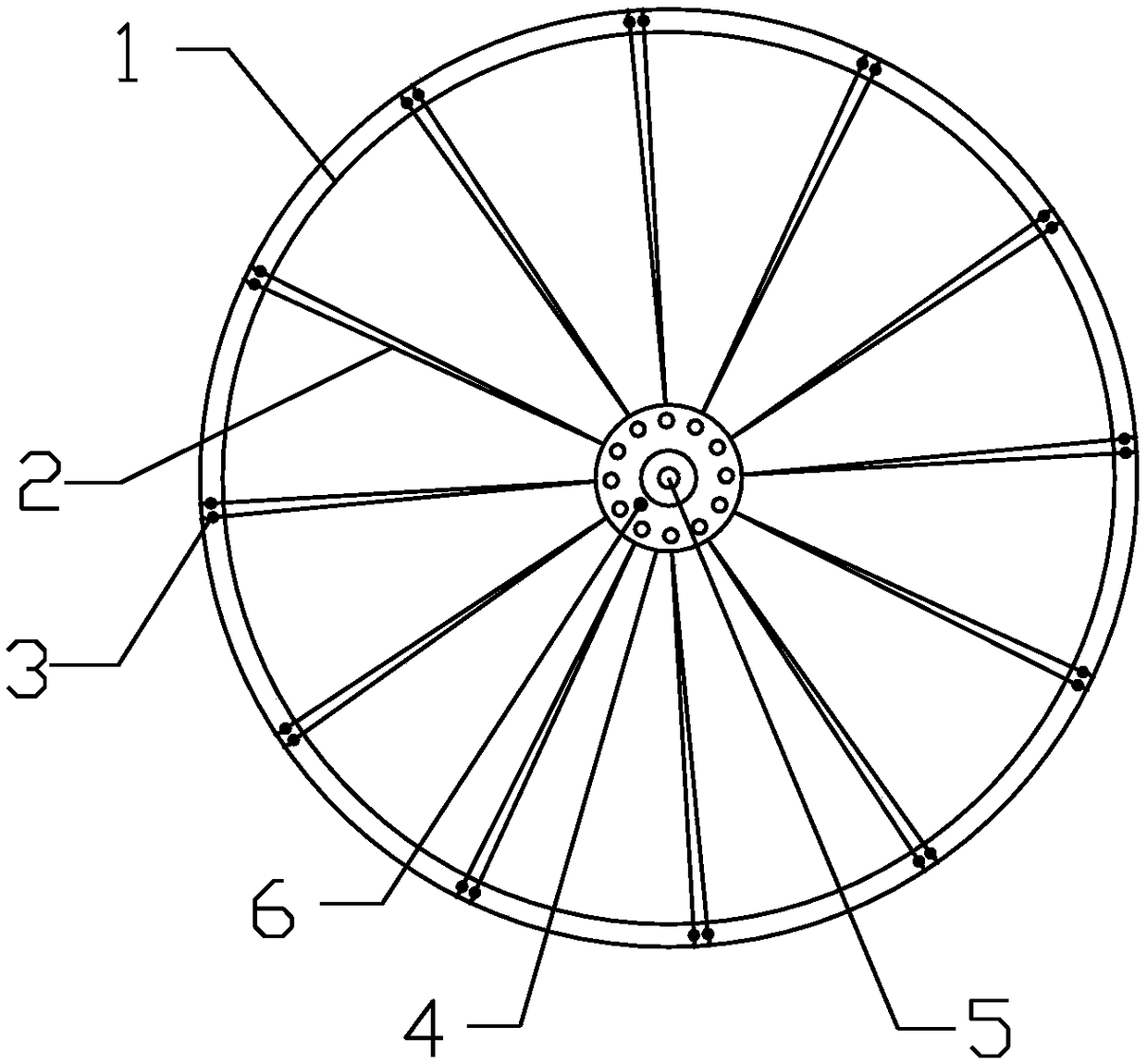 Split type diameter expanded lead for extra high tension onsite test