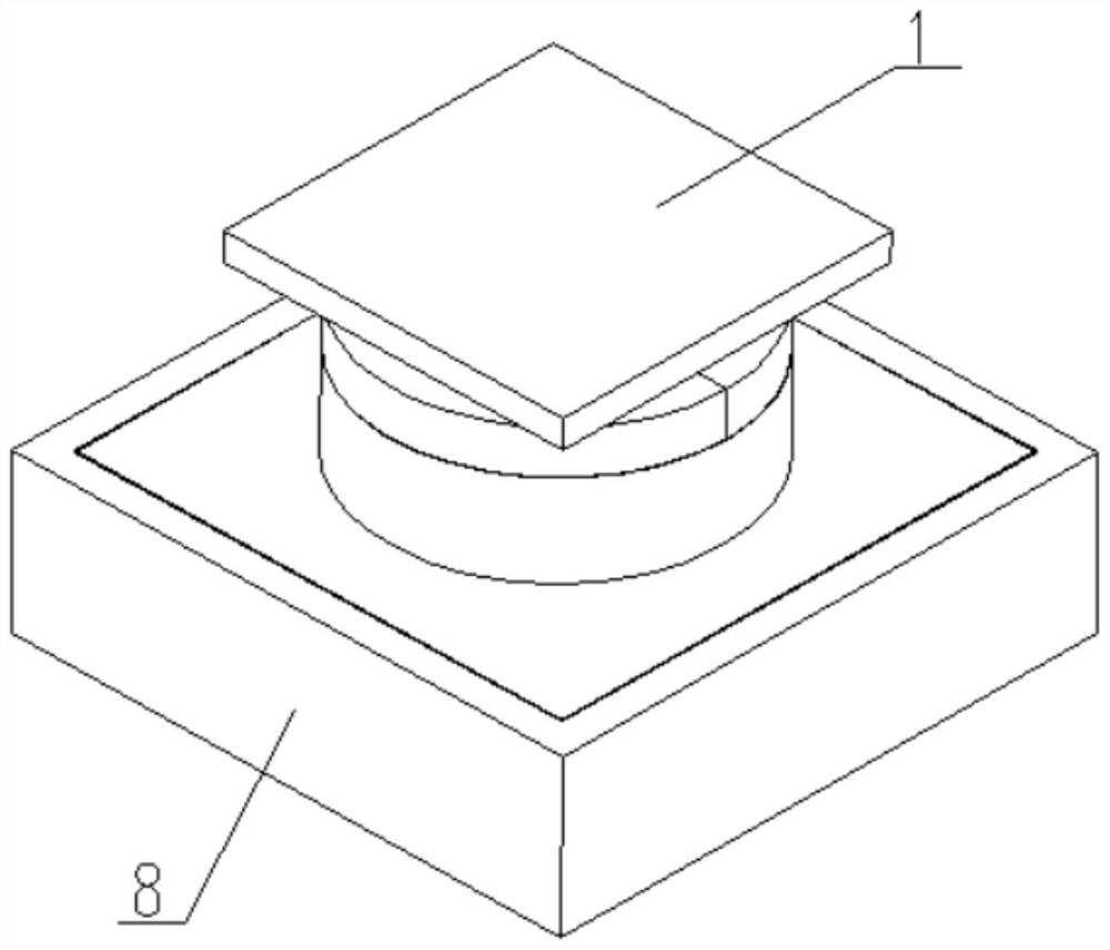 Belleville spring combined type three-dimensional vibration double-control steel support