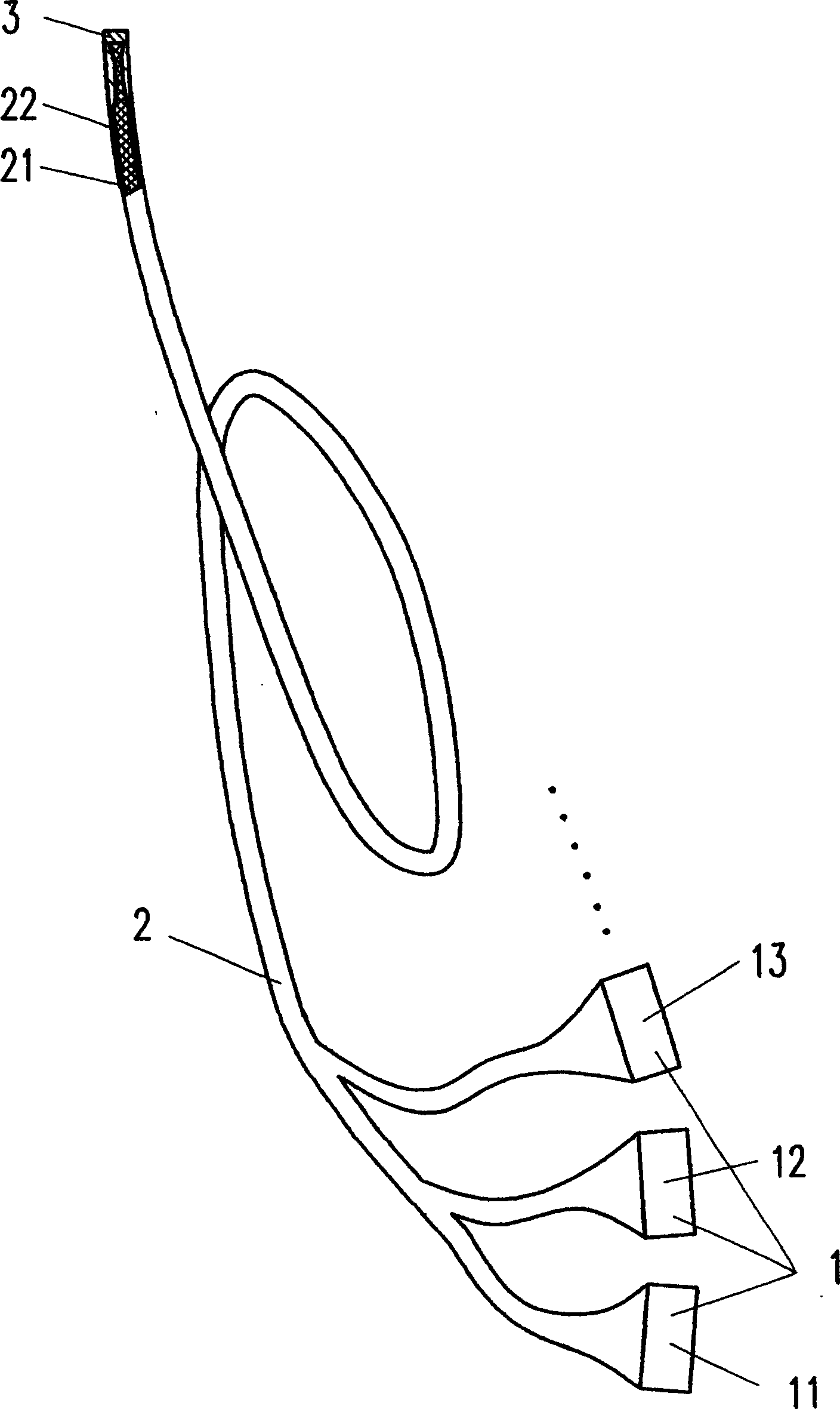 Supersonic wave waveguide device
