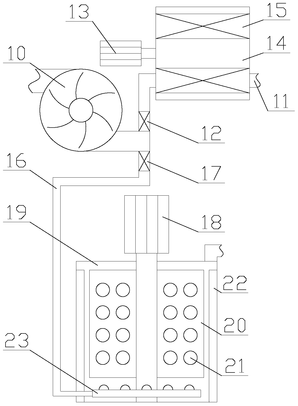 A 3D printing device with humidity control and anti-warping functions