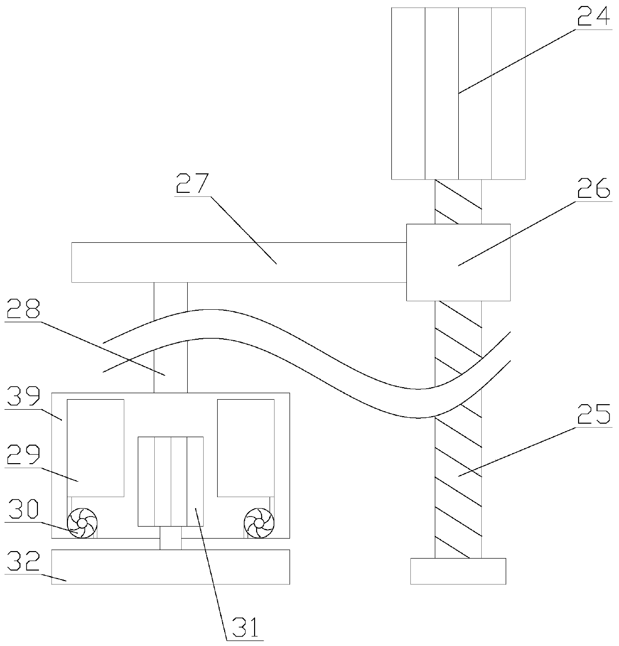 A 3D printing device with humidity control and anti-warping functions