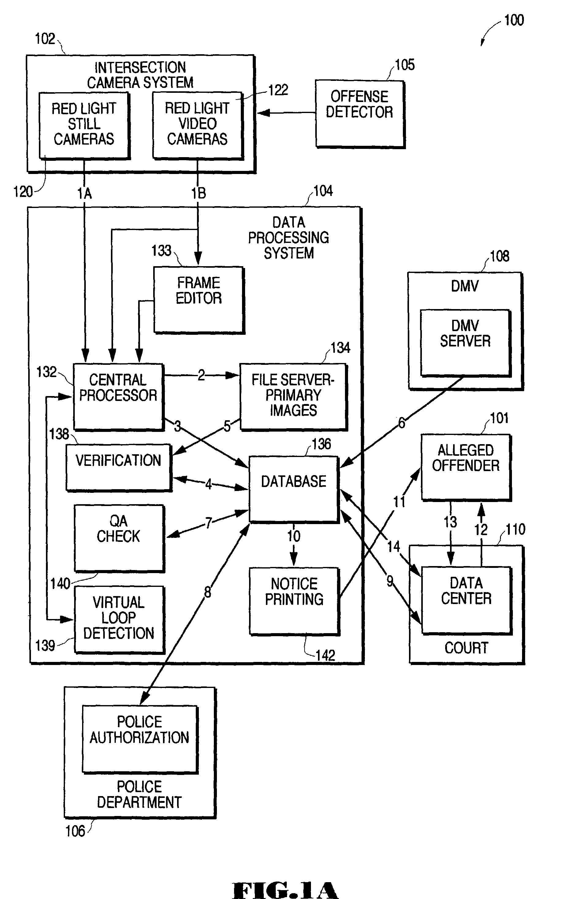 Automated traffic violation monitoring and reporting system with combined video and still-image data