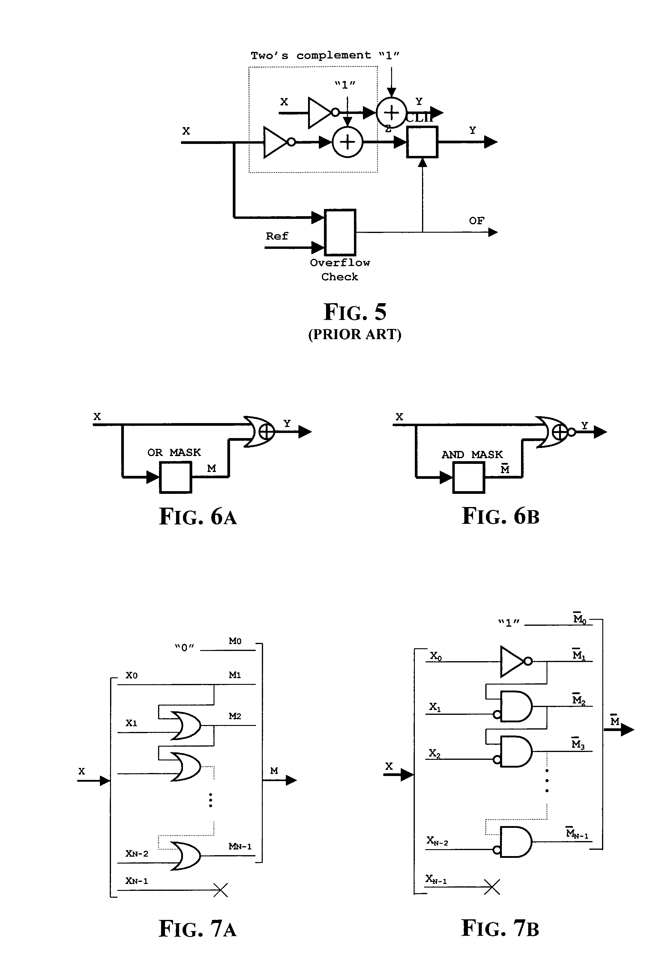 Method and relative circuit for incrementing, decrementing or two's complementing a bit string