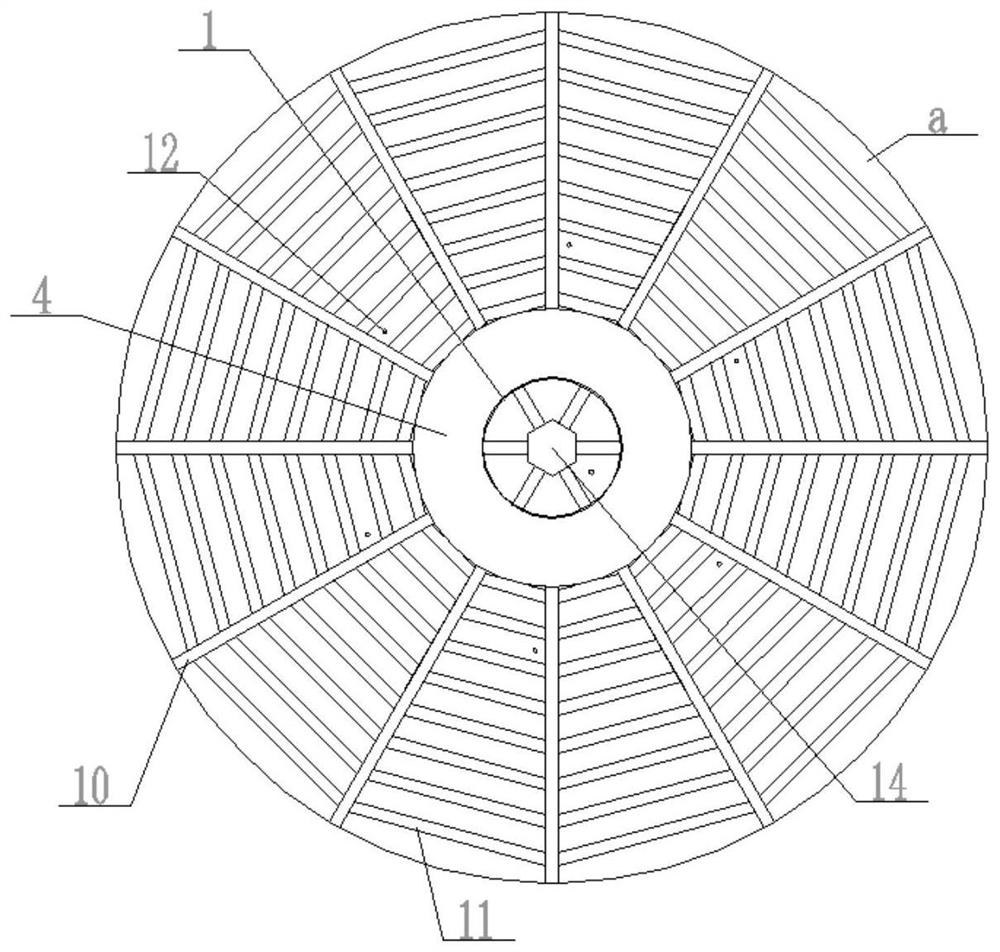 Offshore wind power foundation comprising single column and negative pressure cylinder and provided with dense beams at top of cylinder and separated bins in cylinder