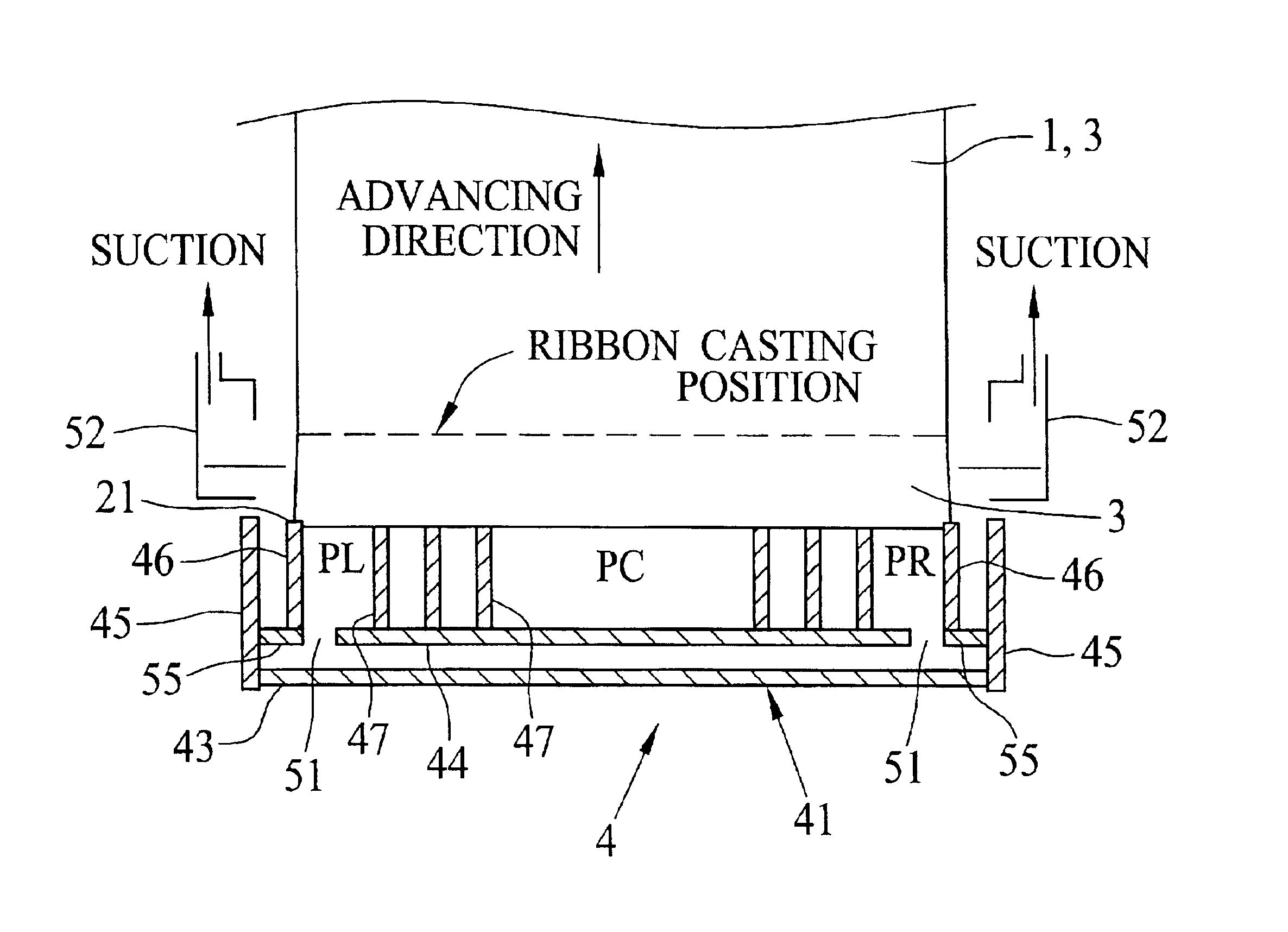 Film formation method capable of preventing fluctuation of ribbon