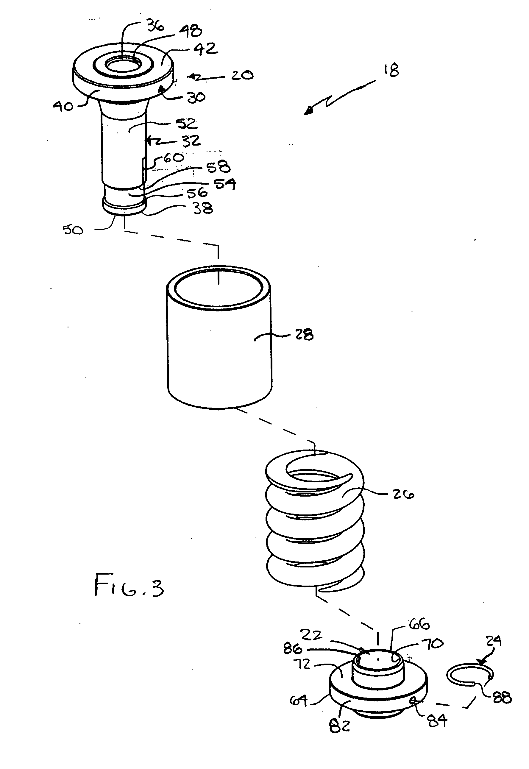 Biasing assembly for a punching device