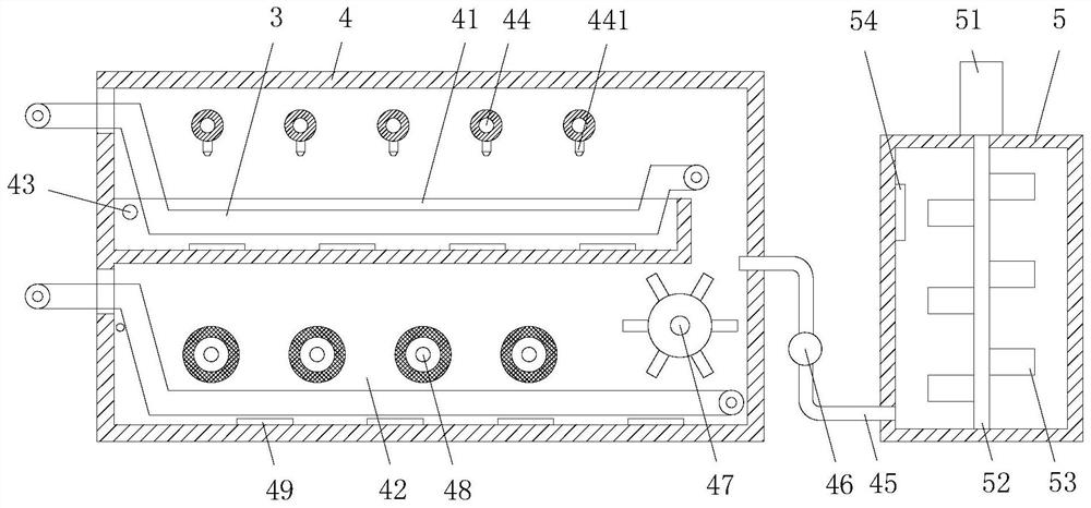 Disinfection apparatus of dehydrated vegetable automatic production line