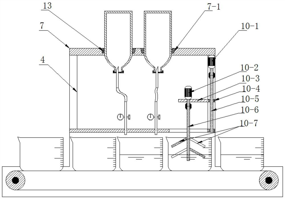 Nursing disinfectant preparation device