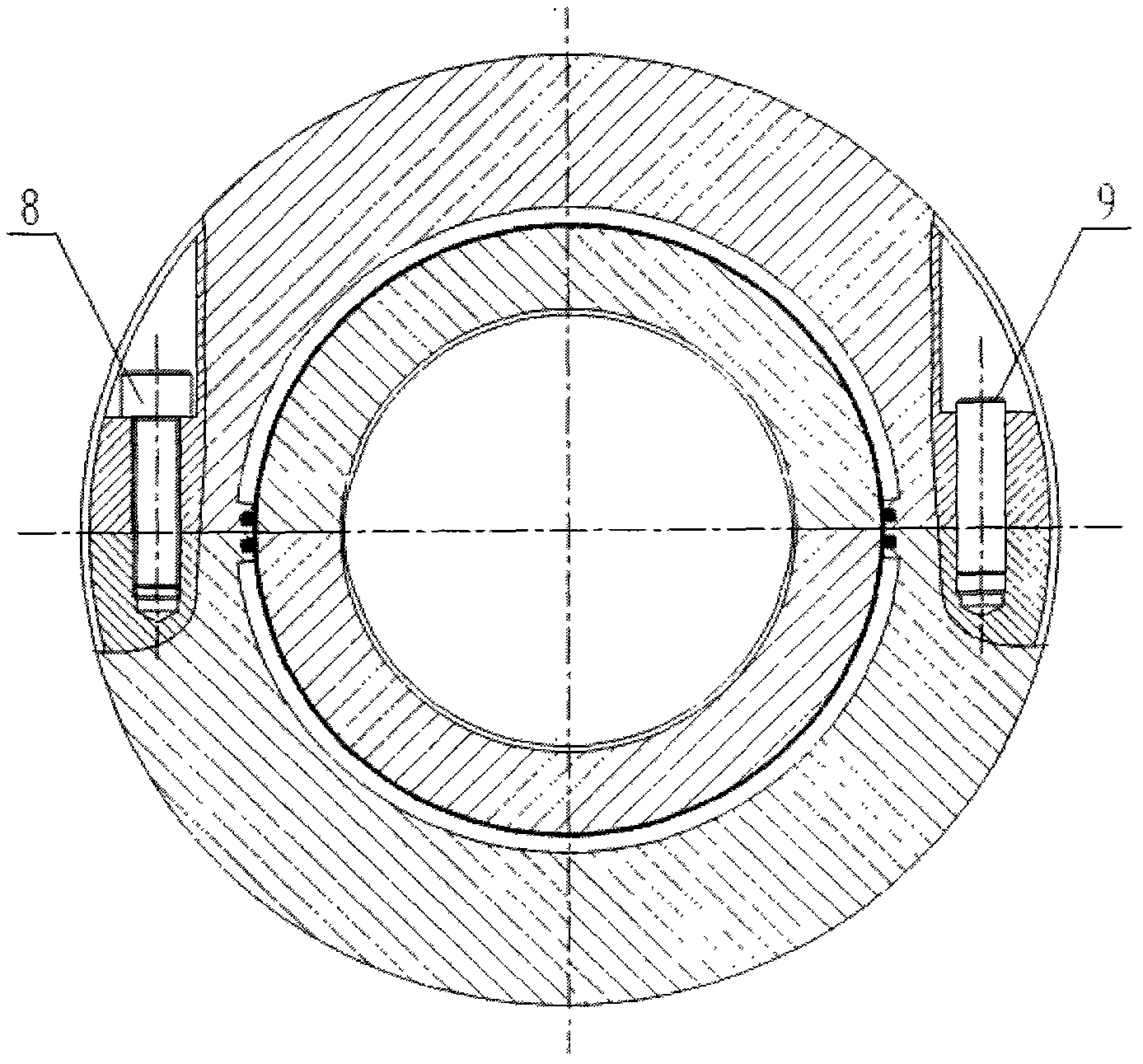 Sliding bearing of motor