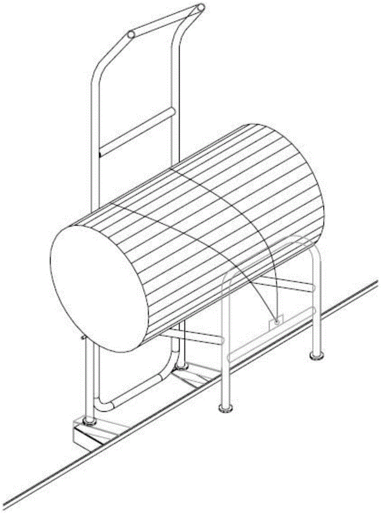 Life raft frame