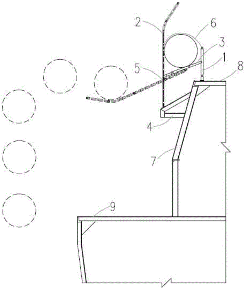 Life raft frame