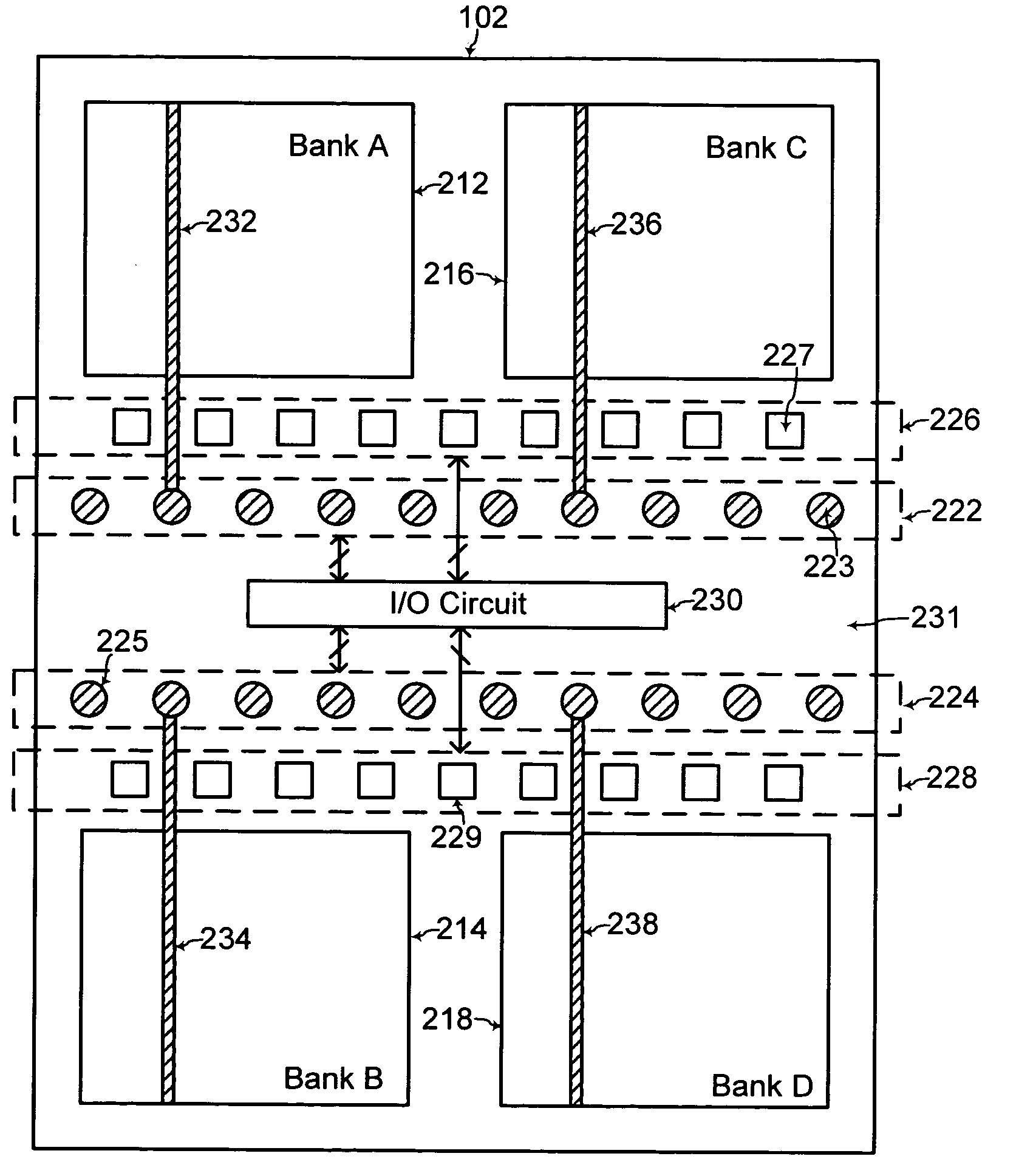 Stacked memory module and system