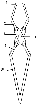 Medical forceps for alcohol pads