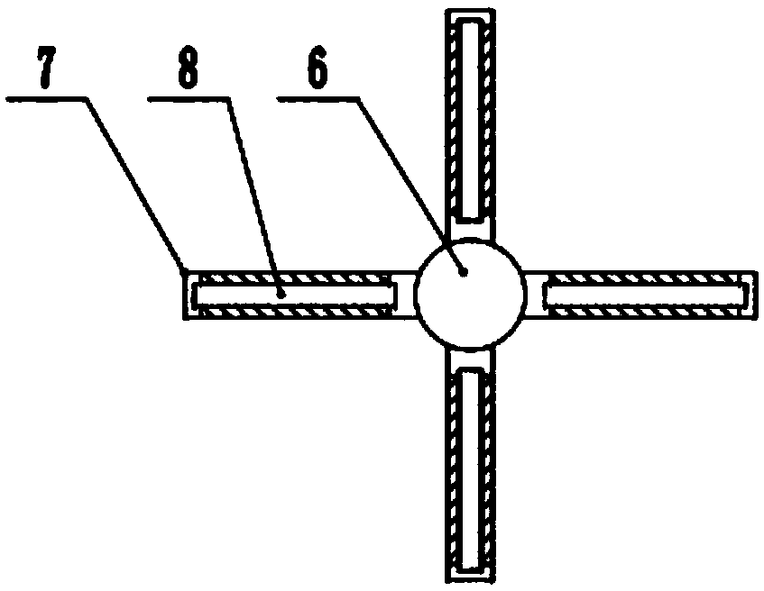Fodder stirring device based on gear assembly driver
