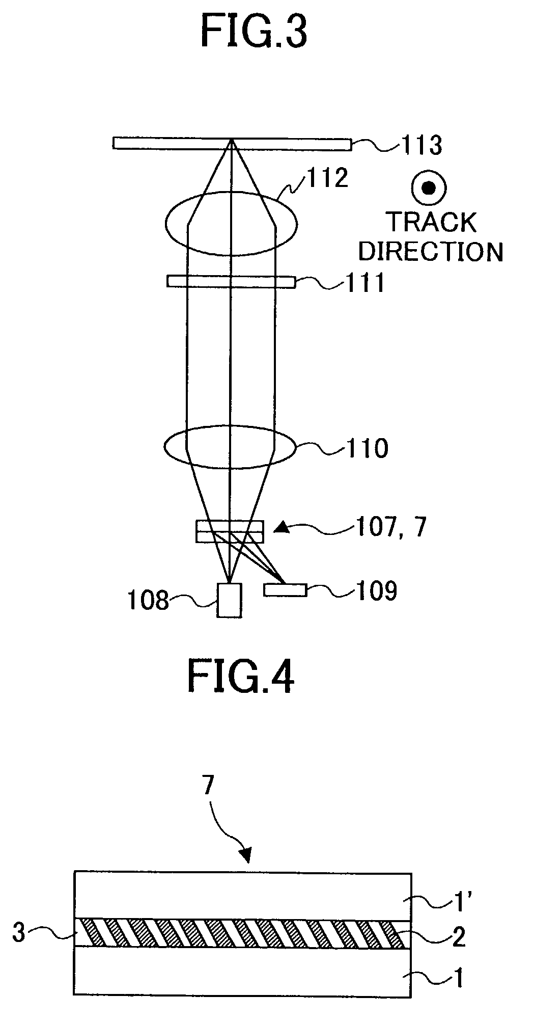 Diffraction grating, light source unit applying the same therein, and optical head device employing the same
