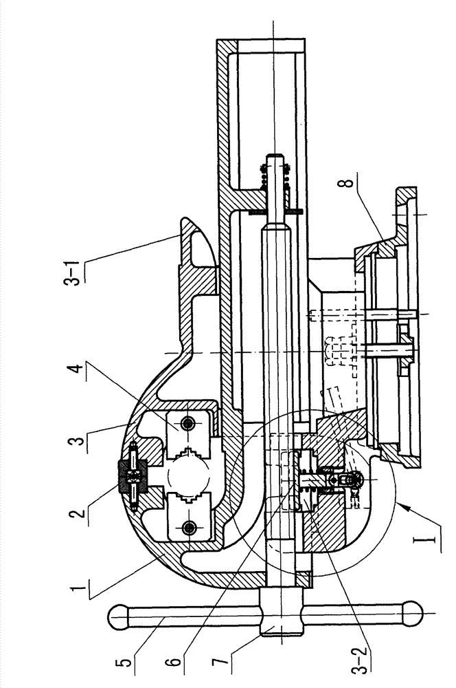 Front quick-operating bench vice