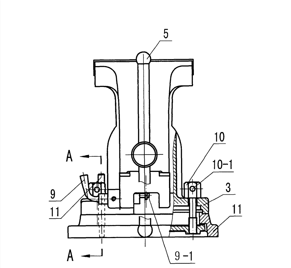 Front quick-operating bench vice