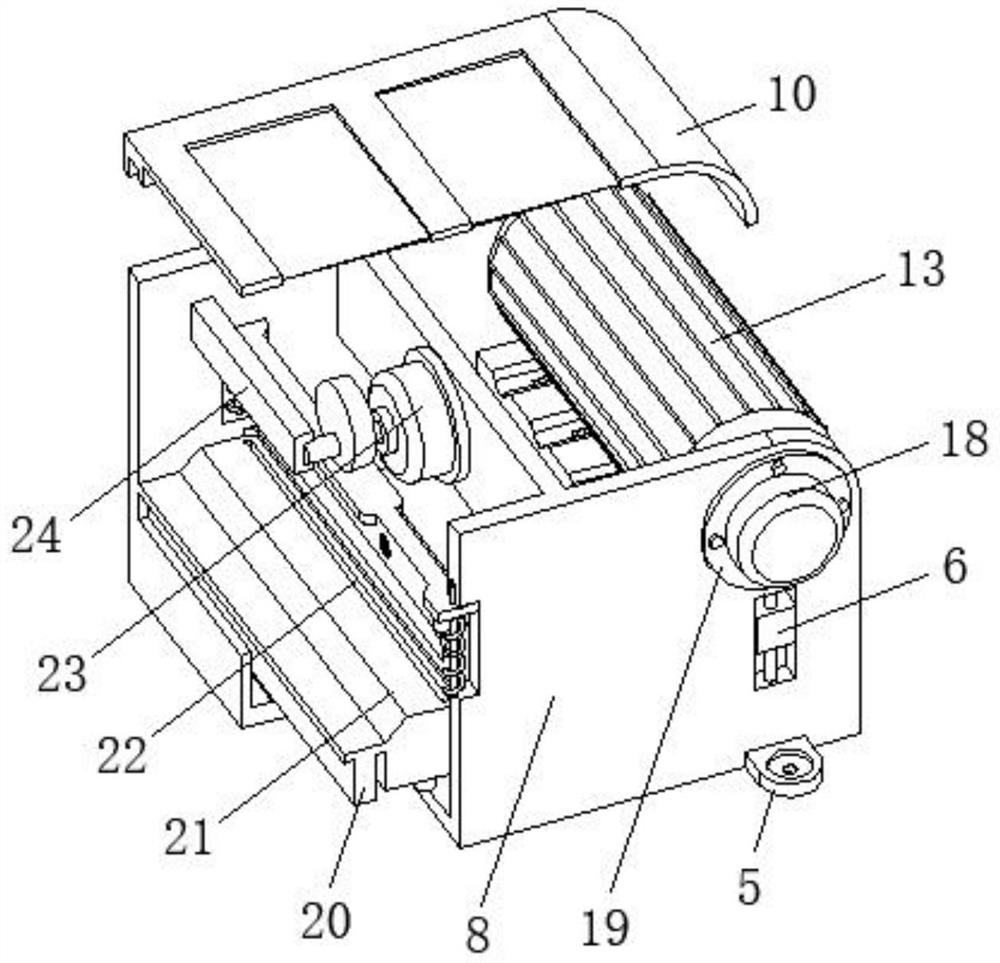 An automatic plastic granulator with the function of adjusting the length